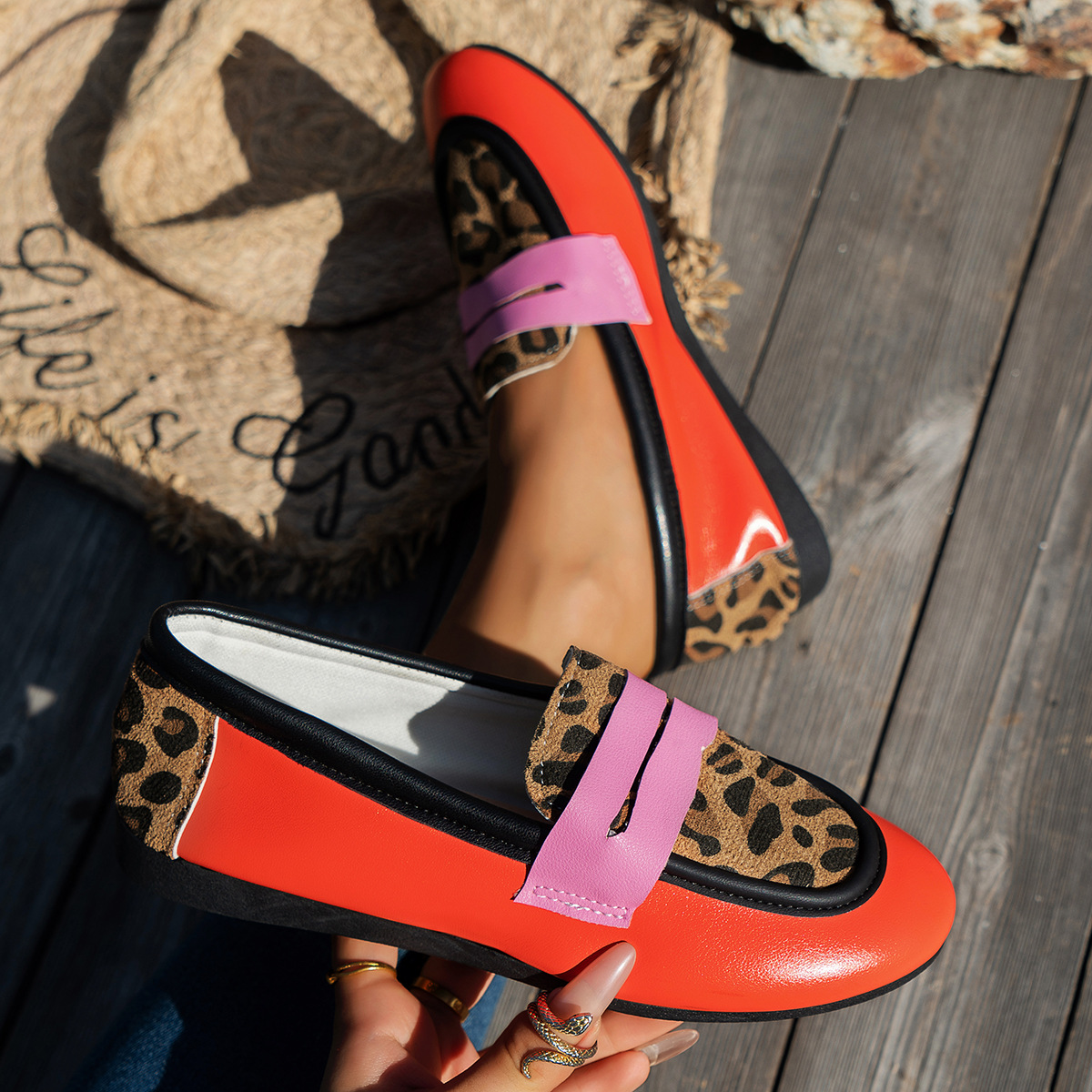 Flat Casual Loafer Shoes Women's Fashion foto 3