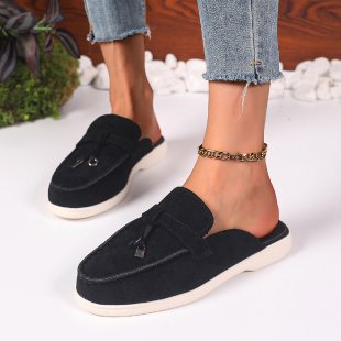 New Women's Slip-on Shoes Casual Half-slippers foto 5