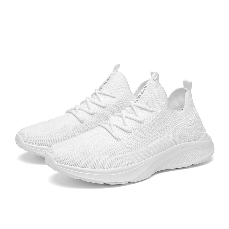 Breathable White Mesh Men's Casual Sneaker foto 3