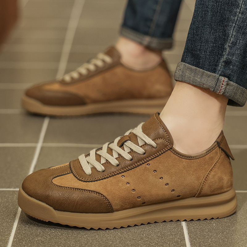 Platform Leather Men's Casual Shoes foto 3