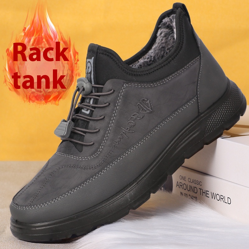 Waterproof Warm Polyurethane Fleece-lined Thickened Sneakers foto 4