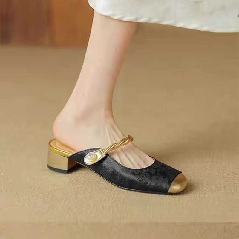 Women's Closed Toe Half Slippers foto 4