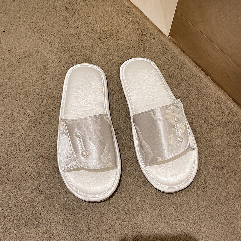 Casual Style Home Soft Bottom Slippers Outdoor Non-slip Flat Sandals foto 3