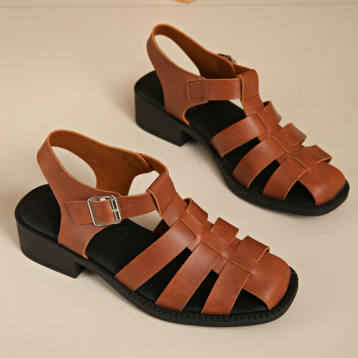 Women's Fashionable Breathable Casual Strap Sandals foto 4