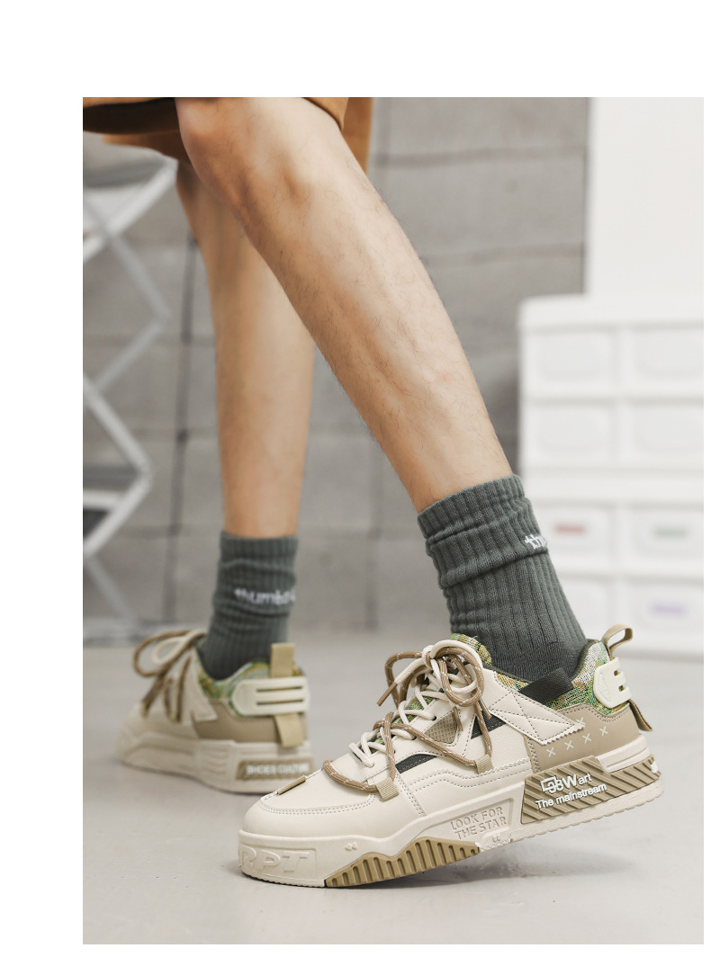 Fashion Sports Platform Board Shoes Student Men's Casual Shoes foto 5