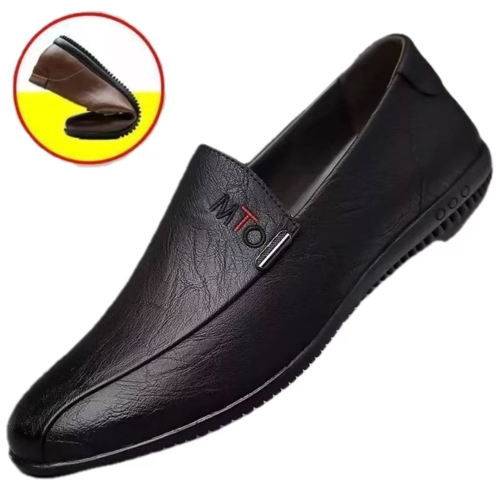 Breathable Tods Casual Shoes Slip-on Leather Shoes For Men foto 4