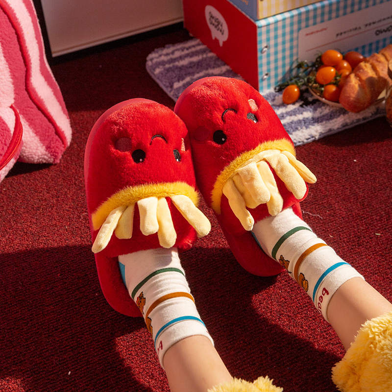 New Indoor Home Cute Cotton Slippers Women foto 2
