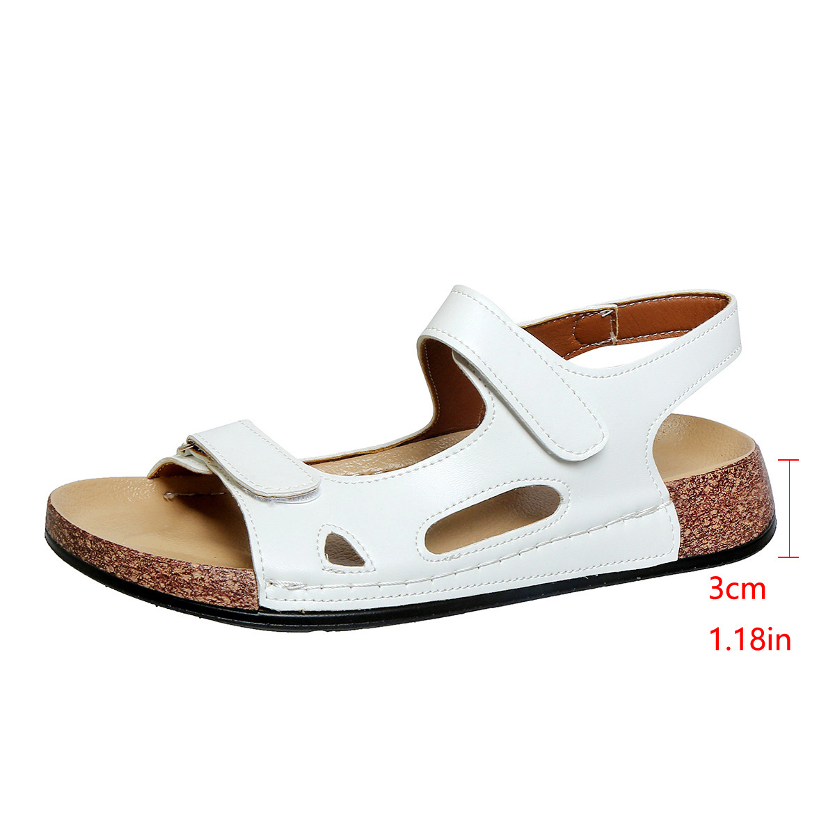 Women's Fashion Plus-Size Thick-Soled Wedge Sandals foto 3