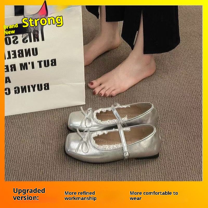 Vintage Mary Jane Ballet Flat Pumps foto 3