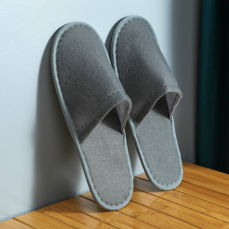 Women's Home Solid Color Non-slip Platform Hotel Slippers foto 3