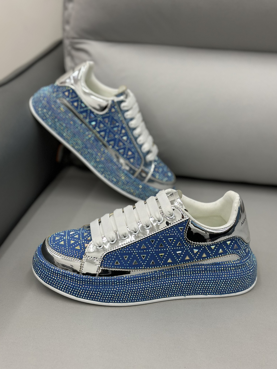 Low-top Rhinestone Platform Men's Hight Increasing Shoes foto 3