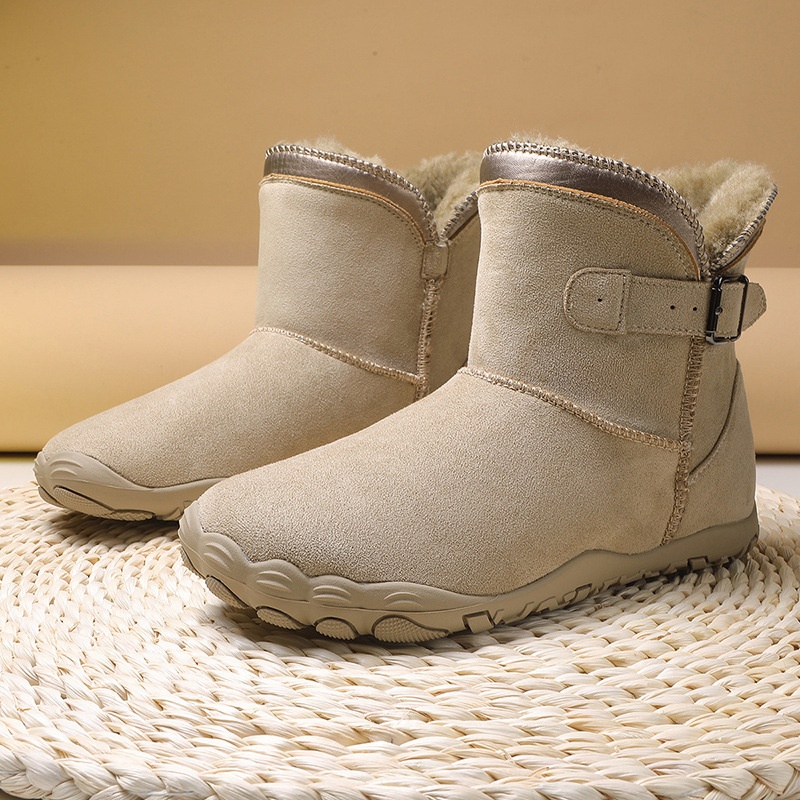 Womens Flat Non-slip Casual Ankle Boots foto 4