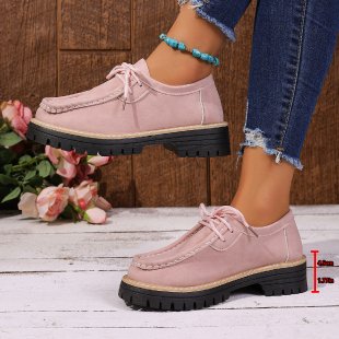 Lace-up British-style Loafers For Women foto 3