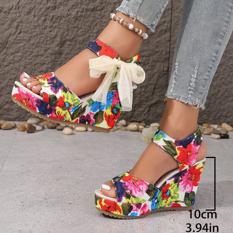 Summer New Fish-mouth Lace-up High-heeled Womens Sandals foto 5
