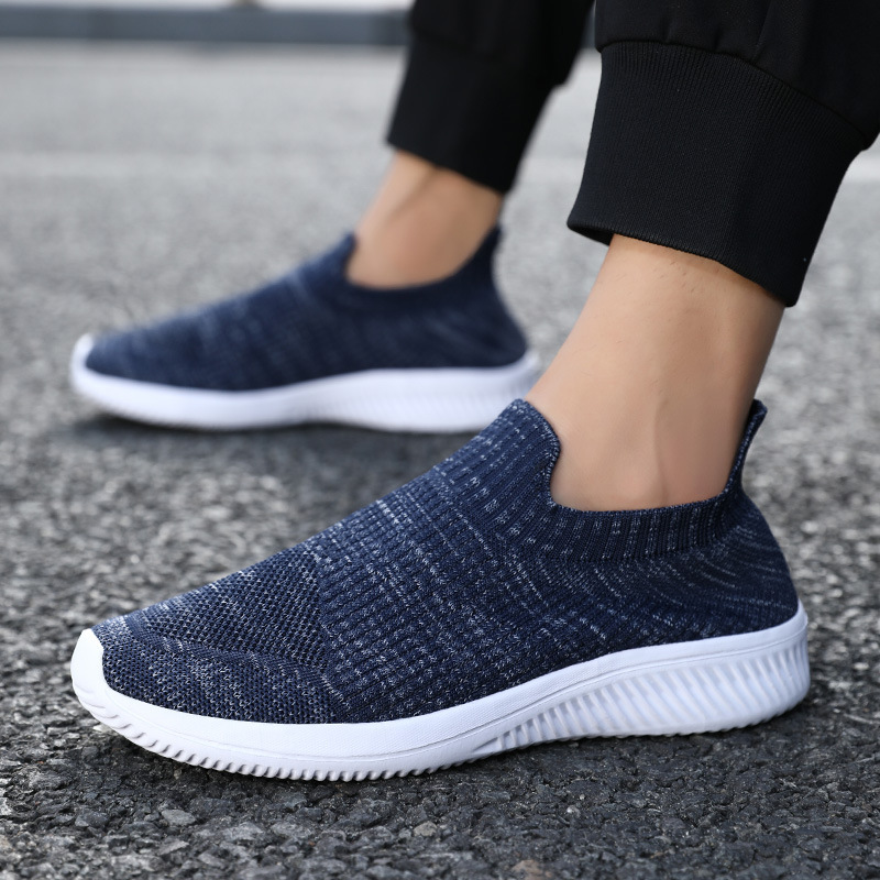 Plus Size Fly-kit Mesh Men's Shoes foto 2