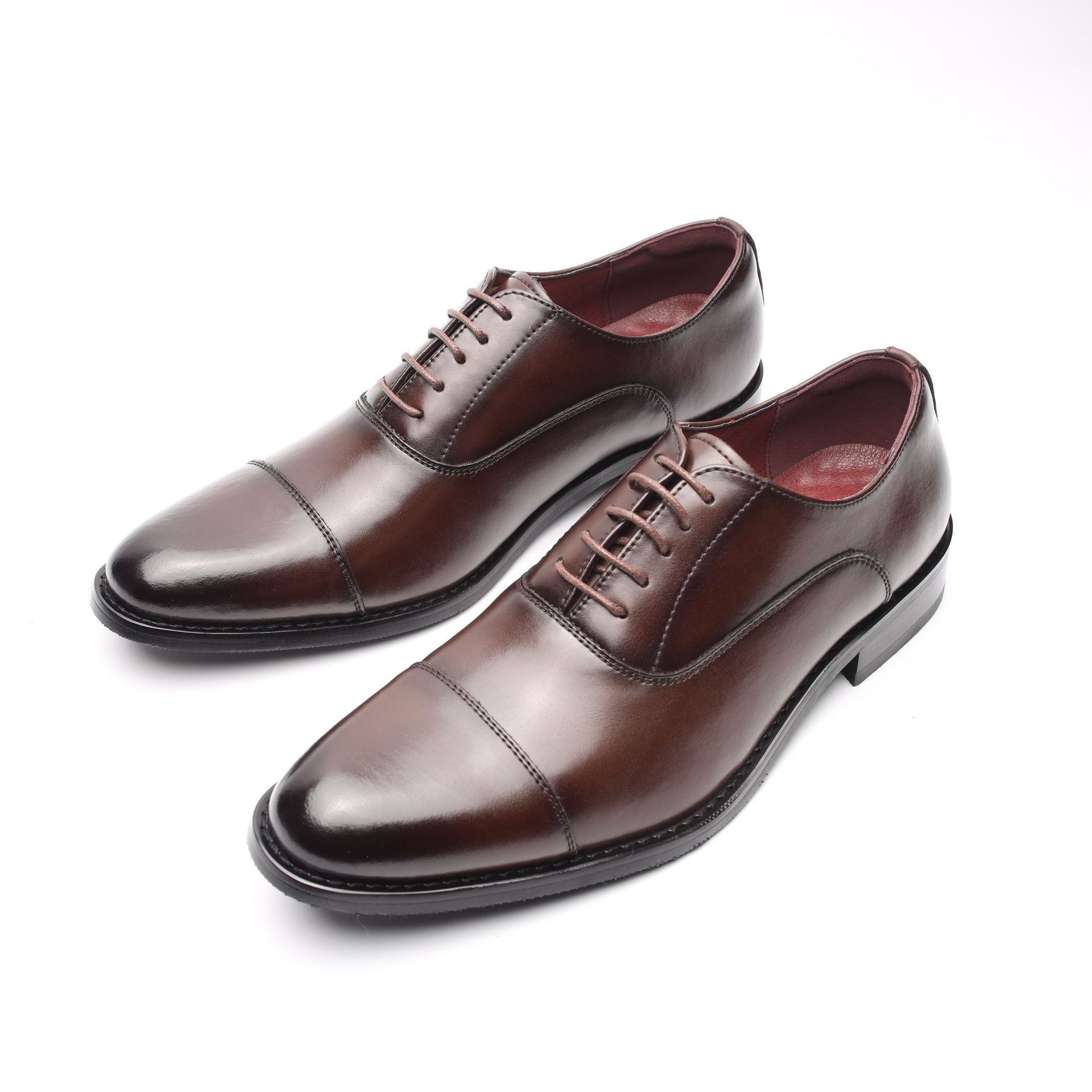 Men's Dress Shoes Inner Height Increasing Leather Shoes British Style foto 2