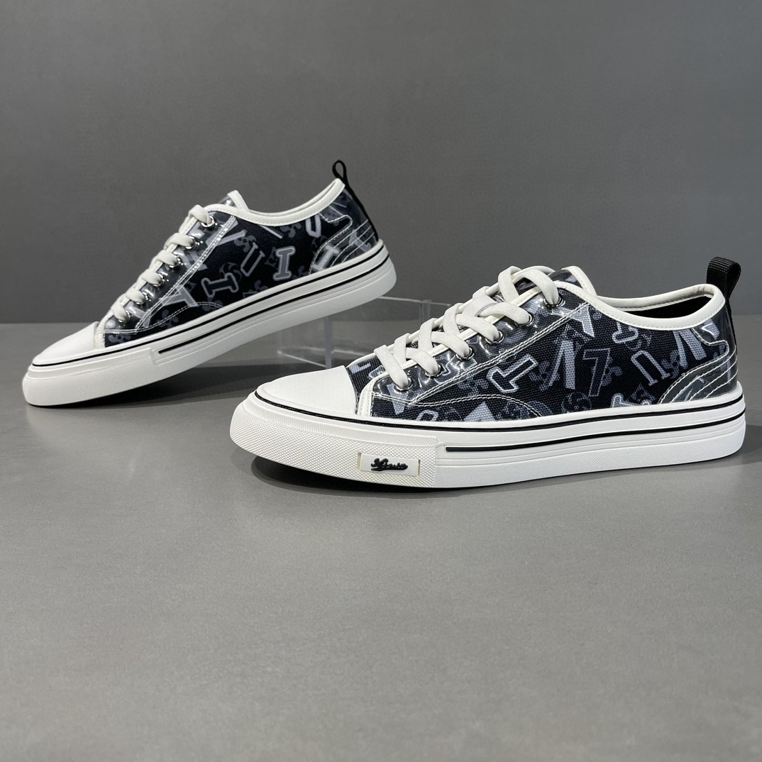 Summer Knitted Casual Board Shoes Flat Printing foto 3
