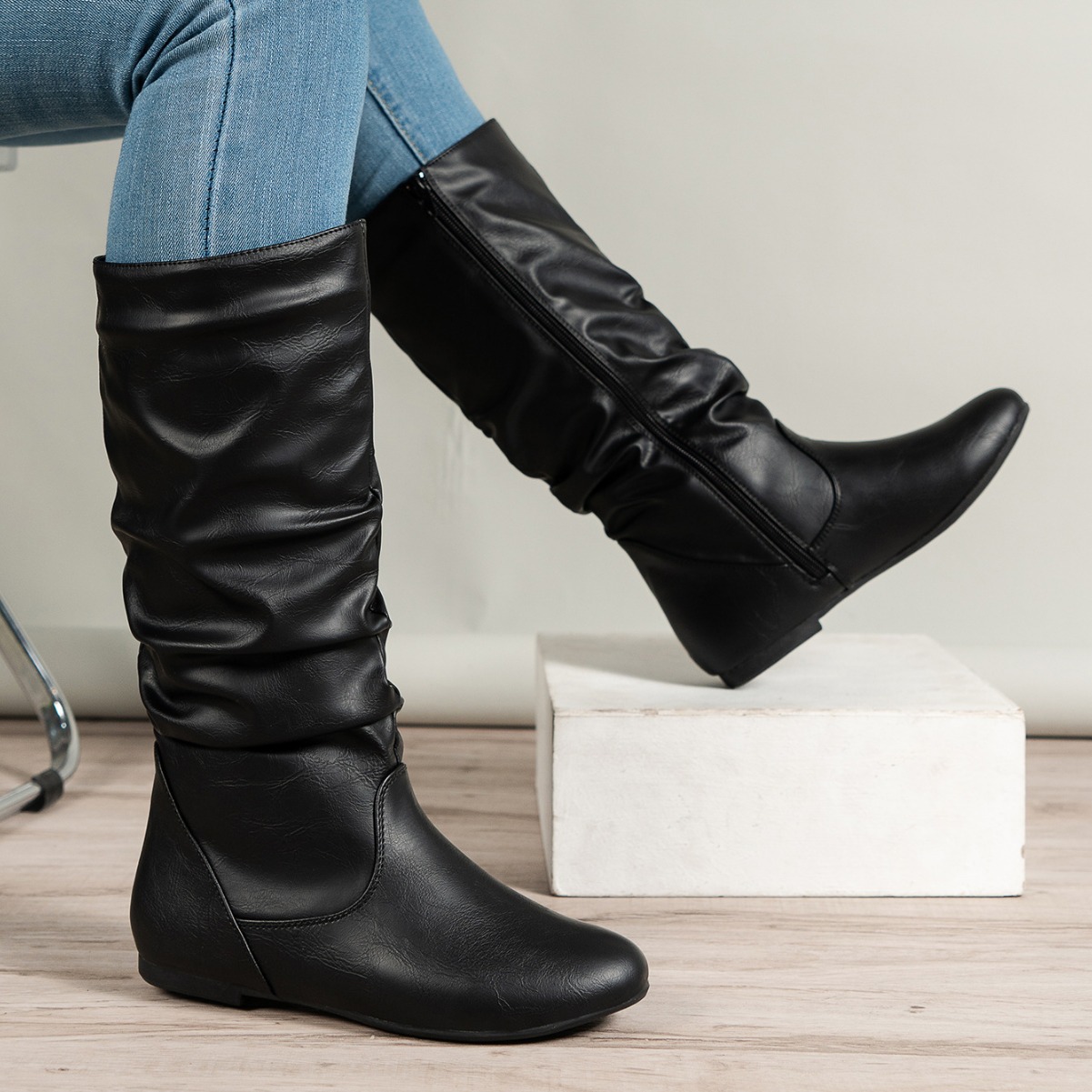 Fashion Middle Women's Western Cowboy Boot foto 5