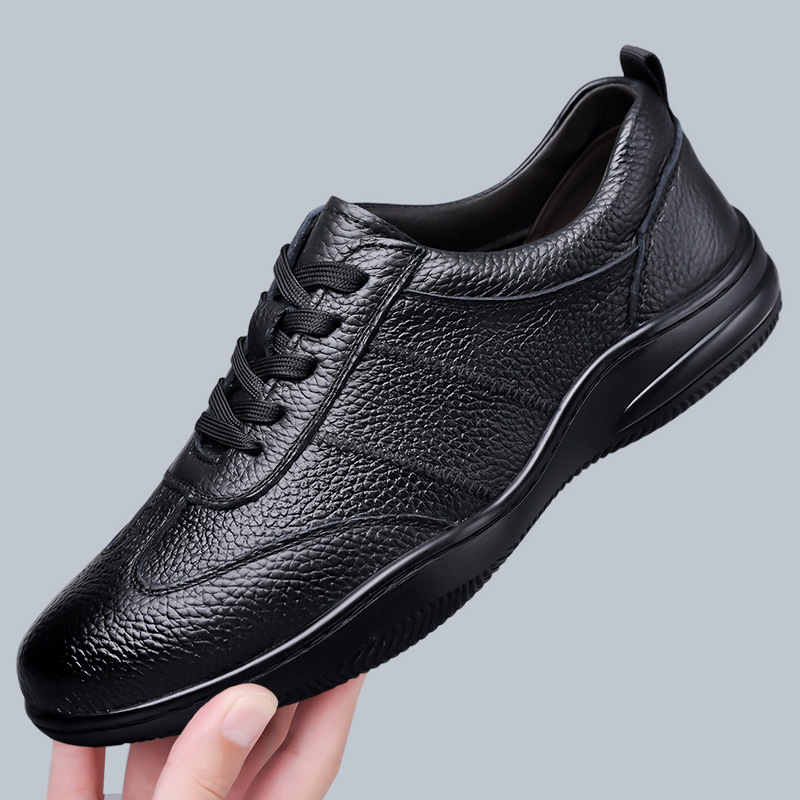 Casual Business Shoes Korean Style Punching Hollow Trendy Men's Shoes foto 3