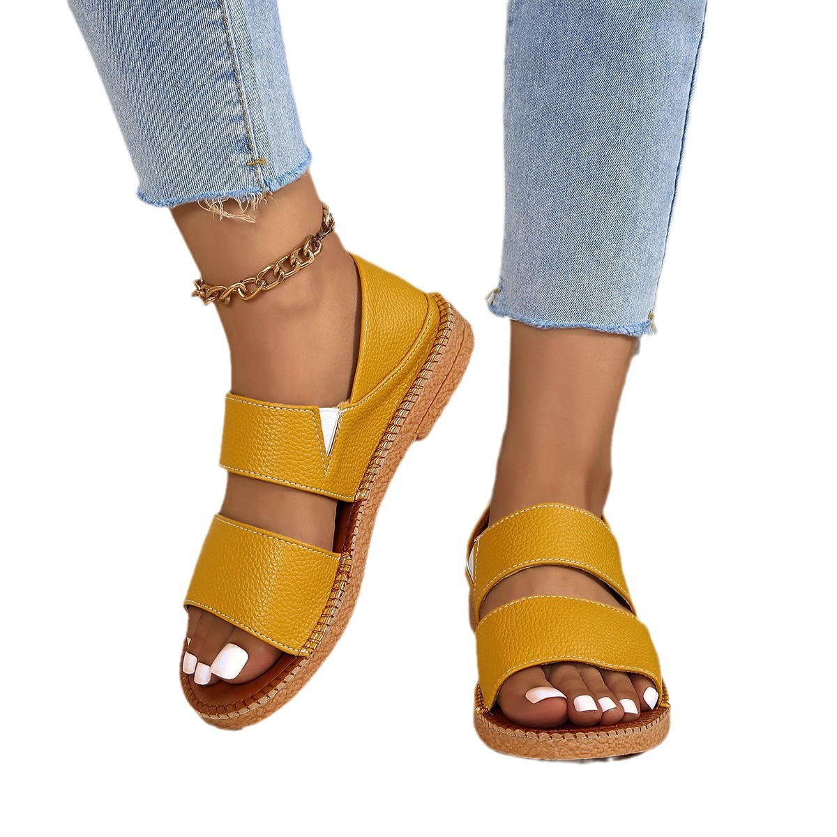 New Fairy-style Flat Soft Soled Sandals foto 5