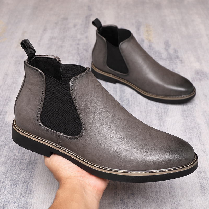 Frosted Martin Boots British Pointed Trendy All-match foto 5