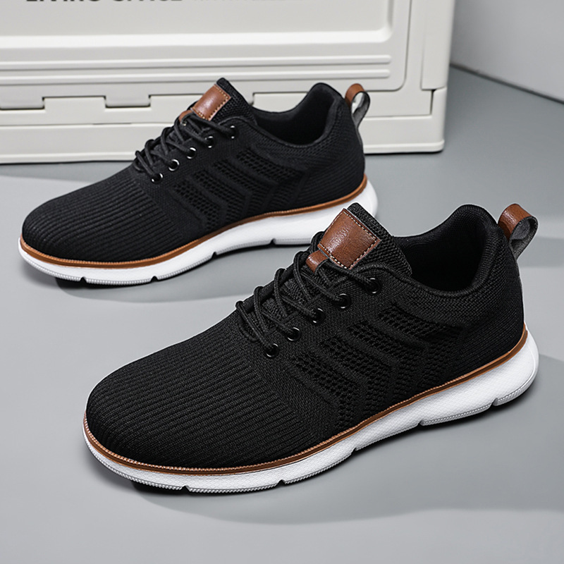Mens Shoes, Foreign Trade, Flyknit Breathable Mesh, Breathable Casual Shoes foto 3