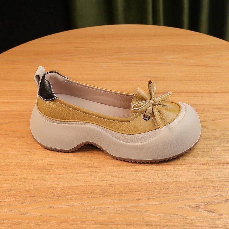 Summer Shallow-toe Heightening New Style All-Match Slip-on Retro Casual Thick-Soled Mom Shoes For Women foto 5