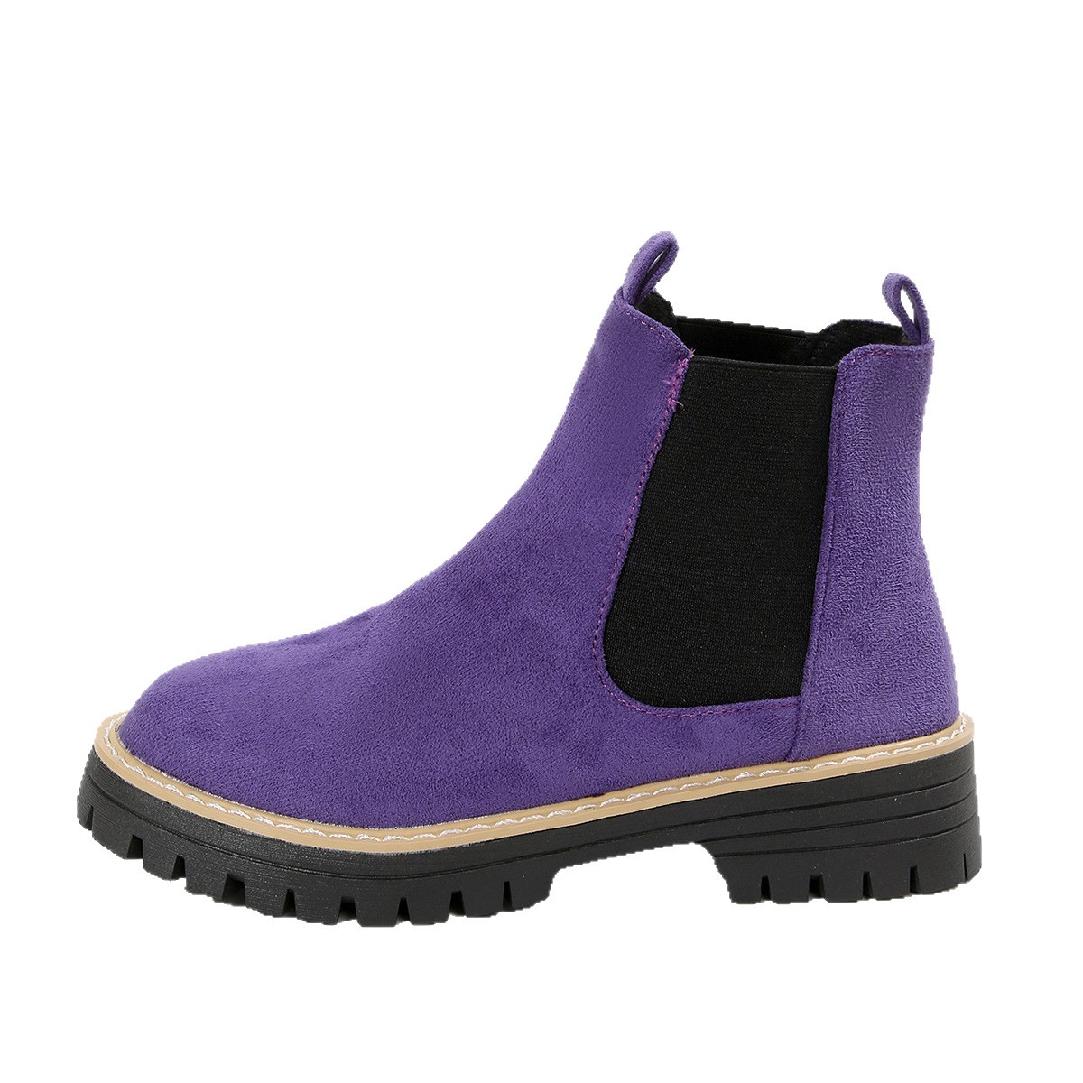 Women's Round-Toe Fashionable Casual All-Match Boots foto 3