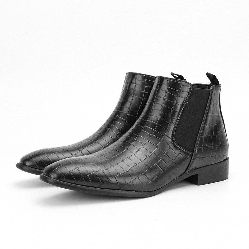 British-style Casual Versatile Fashionable Mens Ankle Boots foto 5