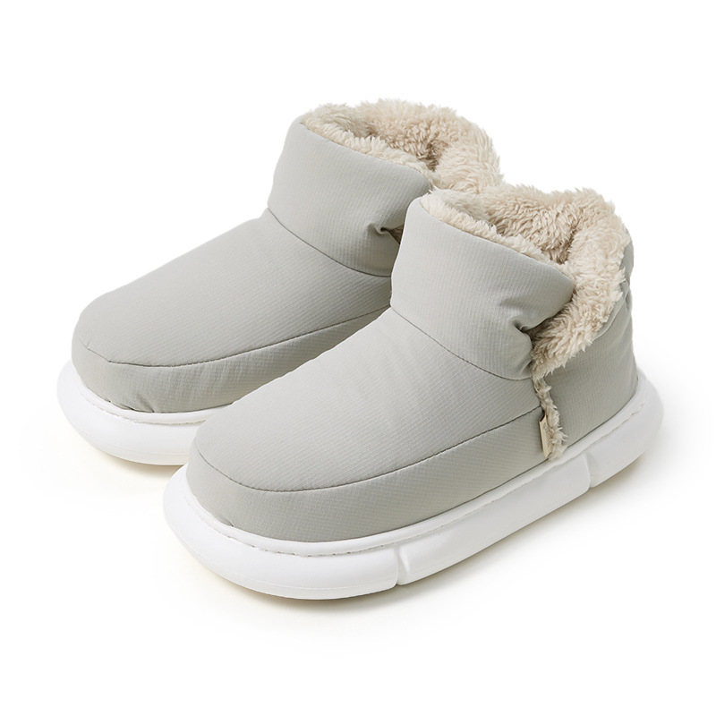 Men's Fashion Personality Down Cloth Cotton Slippers foto 4