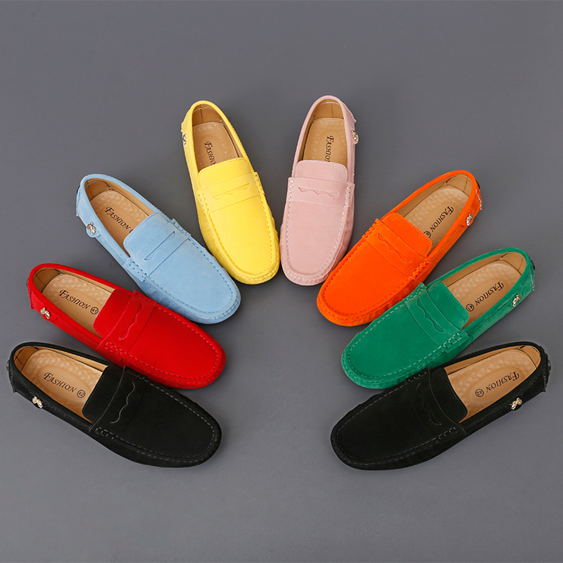 Parent-child Gommino Men's Driving Shoes foto 5