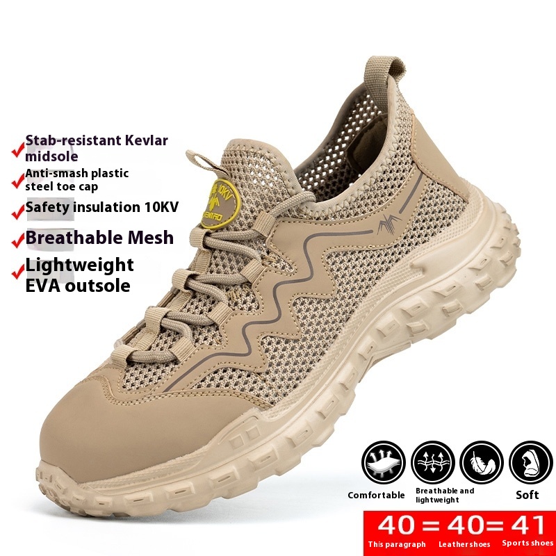 Labor Protection Shoes Men's Anti-smashing And Anti-penetration Insulated Lightweight foto 5