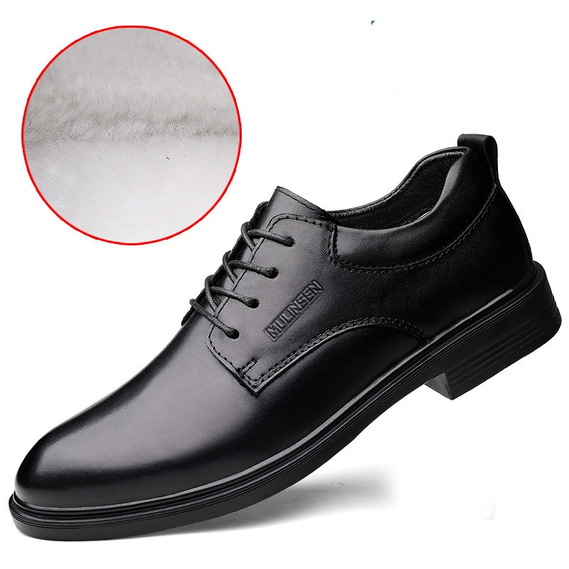 Mulin Sen Summer Leather Formal Shoes In Extra-Large Sizes foto 2