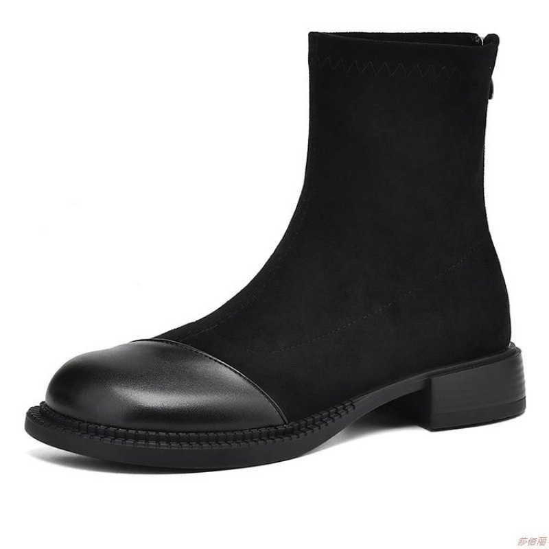 Korean-style Versatile Sock Boots Casual Stretchy Slim-fit foto 4