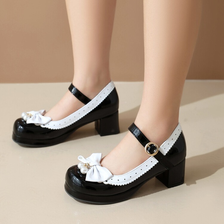 Spring Summer New Mary Jane High Heels