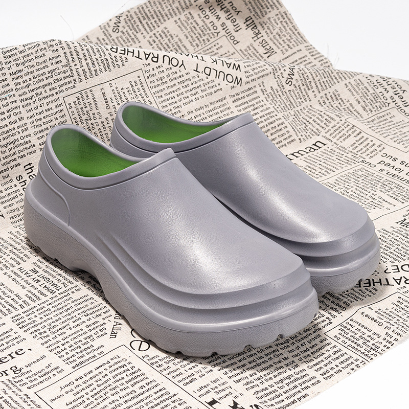 Platform Operating Room Slippers Men's All-inclusive Hole Shoes Men foto 4
