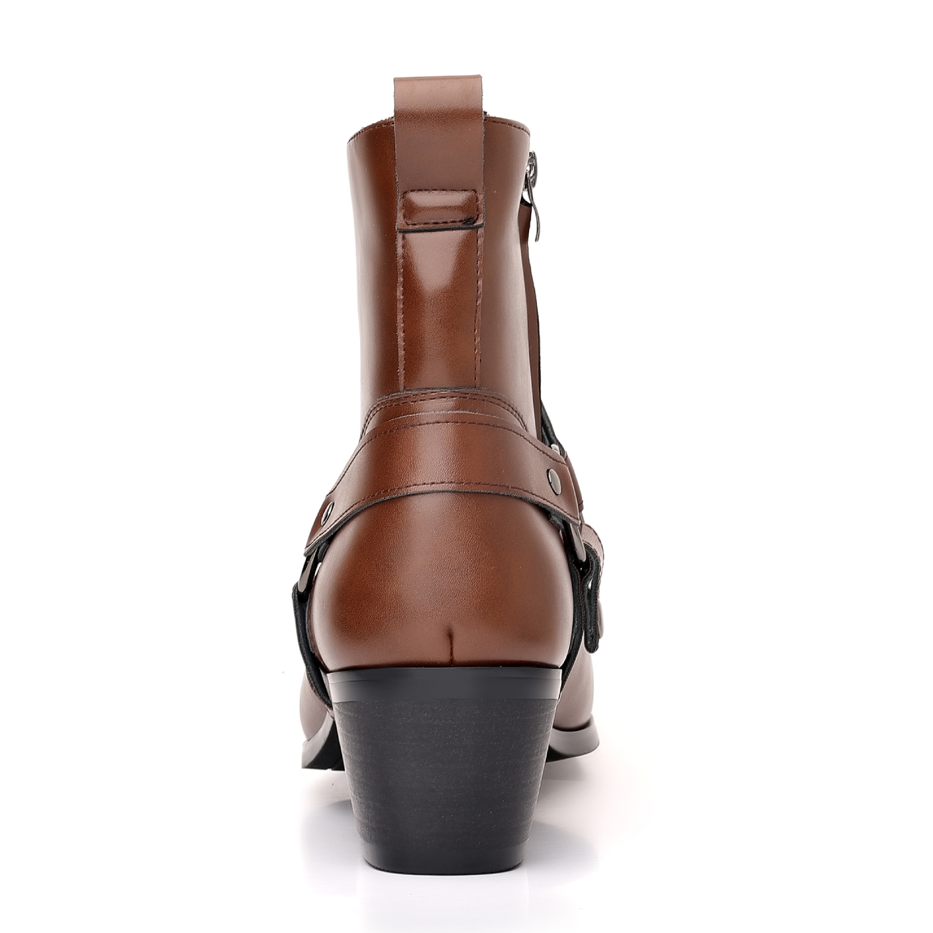 Trendy Wild Men's And Women's Same Style Chain Boots foto 3