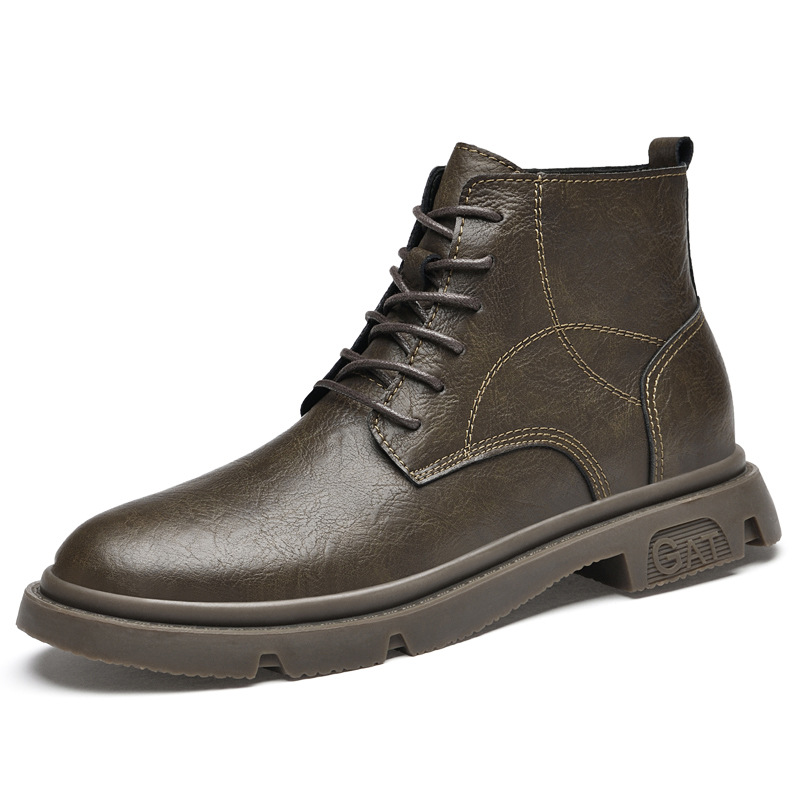 Martin Boots Men's Autumn Elevator Shoes 10cm Breathable foto 5