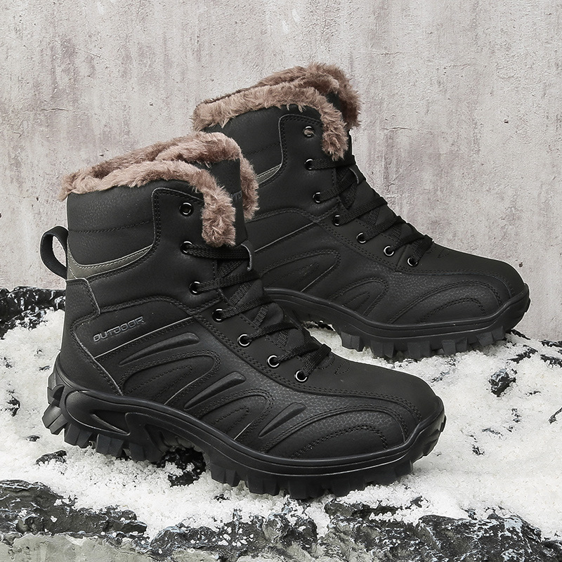 Autumn And Winter New Snow Boots Men's High-top Outdoor foto 5