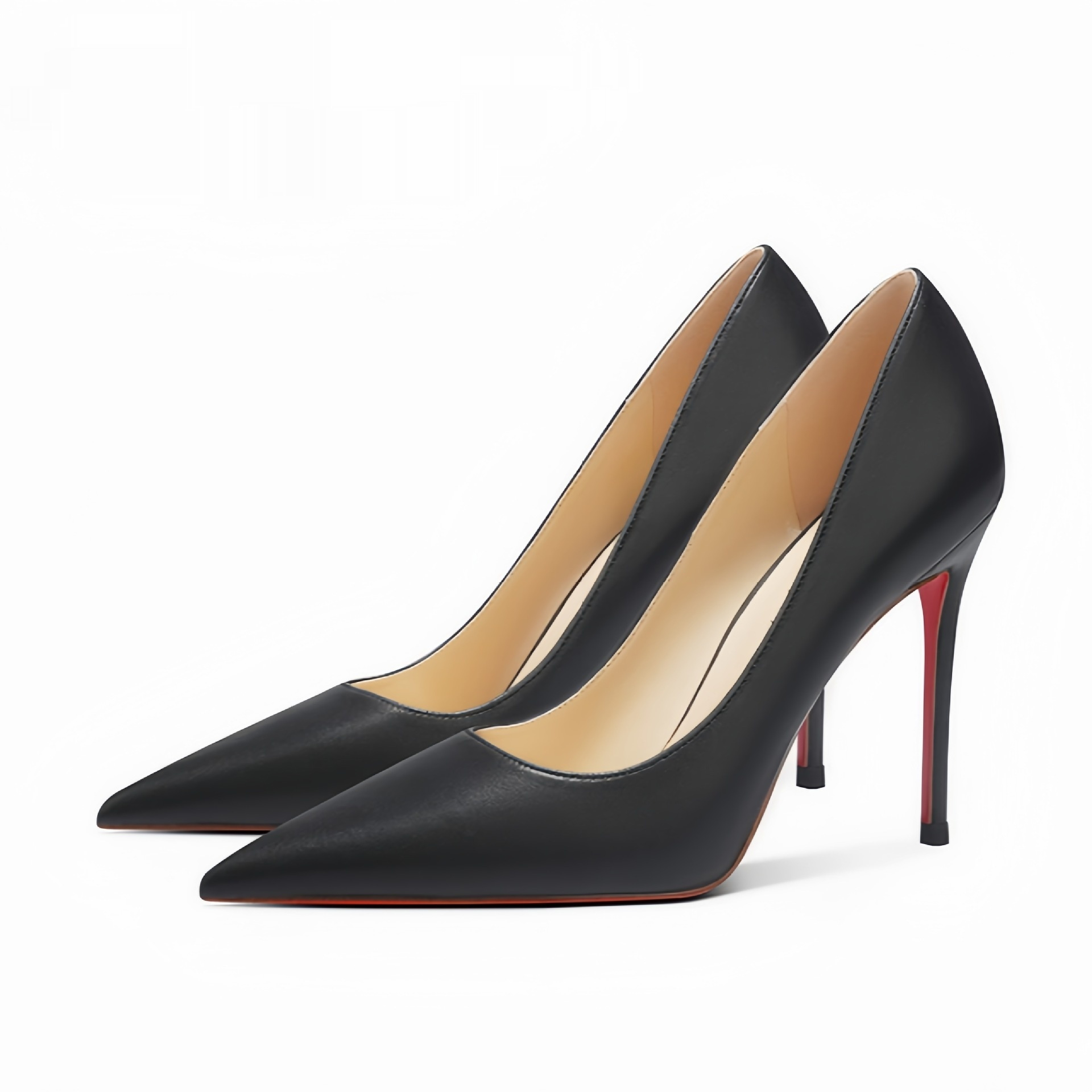 Pointed-toe Sheepskin Spring Women's Pumps foto 5