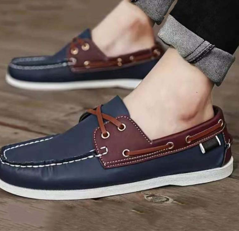 Men's Business Casual Leather Shoes foto 4