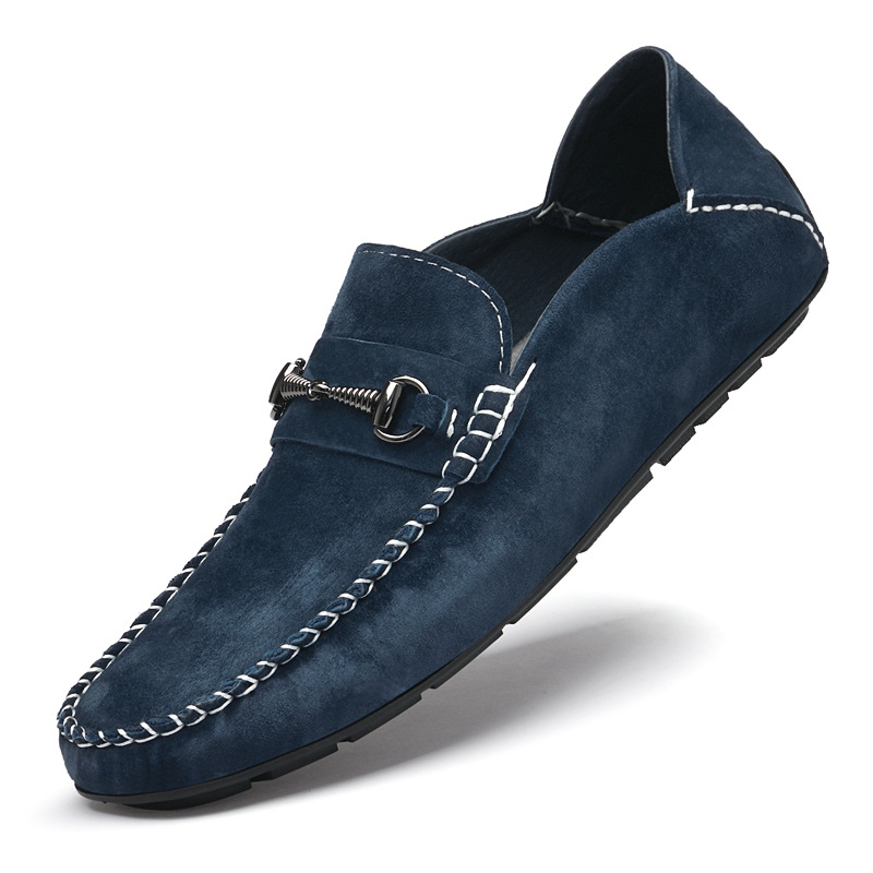 Men's Suede Leather Breathable Casual Shoes foto 2