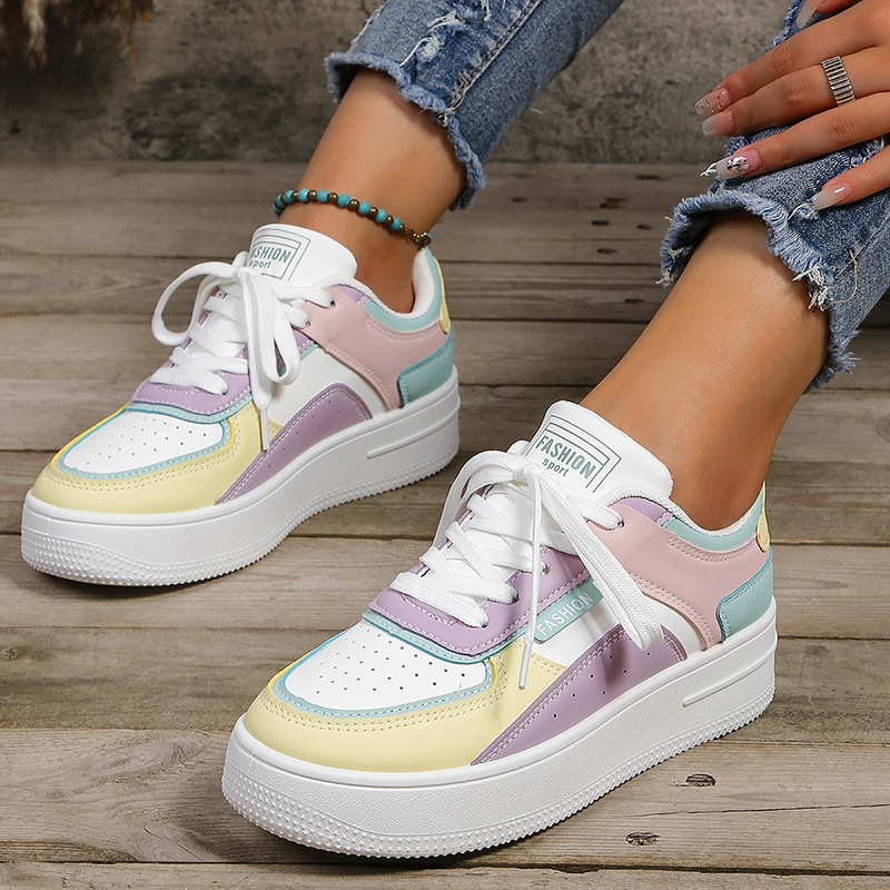Womens Fashionable Casual Breathable Non-slip Sneakers foto 4