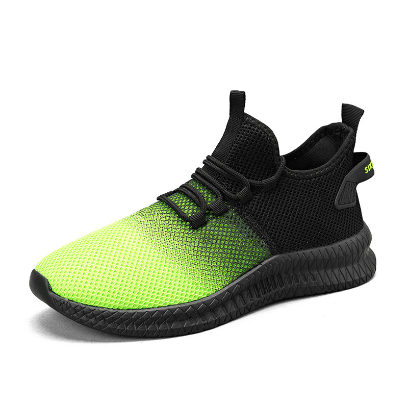Fashion Low Top Gradient Color Mesh Casual Sneakers foto 5