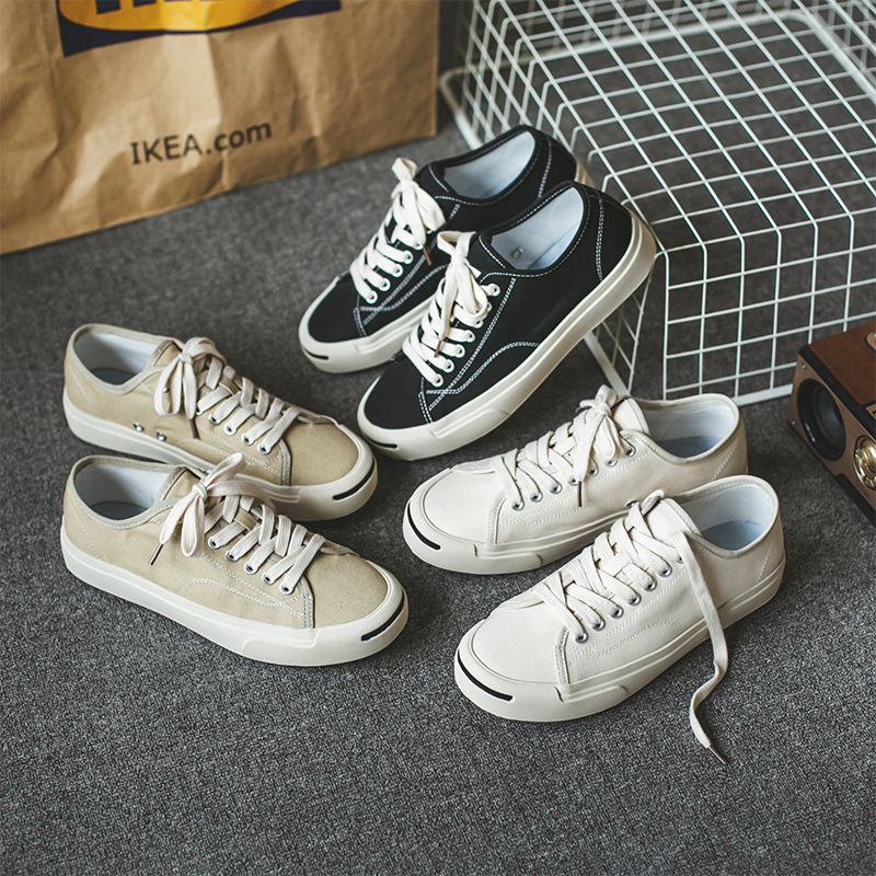 Men's Casual Canvas Shoes Korean Style foto 3