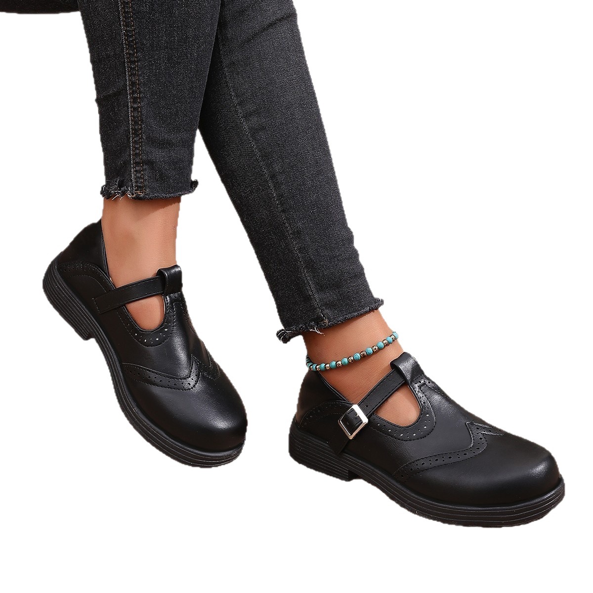 Thong Sandals Chunky-heeled Shoes Lightweight And Comfortable Footwear foto 3