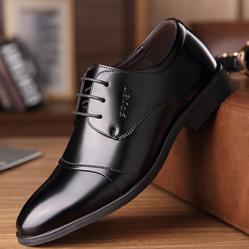 Casual Formal Business Leather Shoes Men foto 2