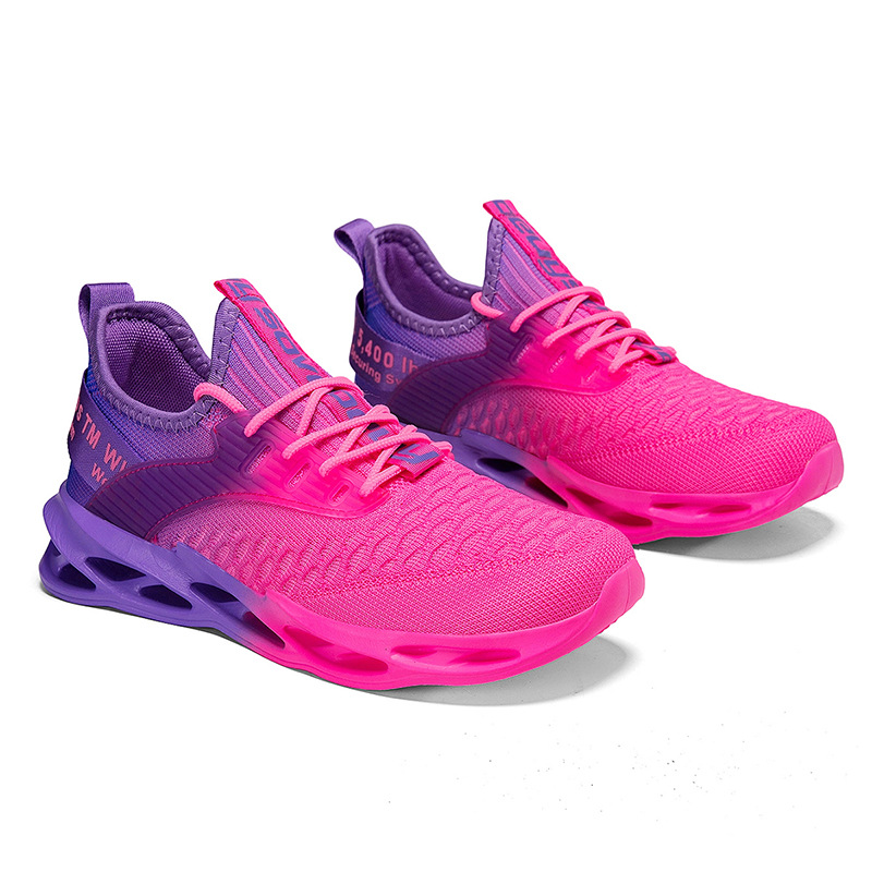 Couples Flyknit Plus-Size Casual Running Shoes foto 4