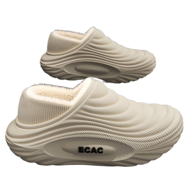 New Warm, Fleece-lined, Thickened Indoor House Slippers With Non-slip, Waterproof Soles foto 4