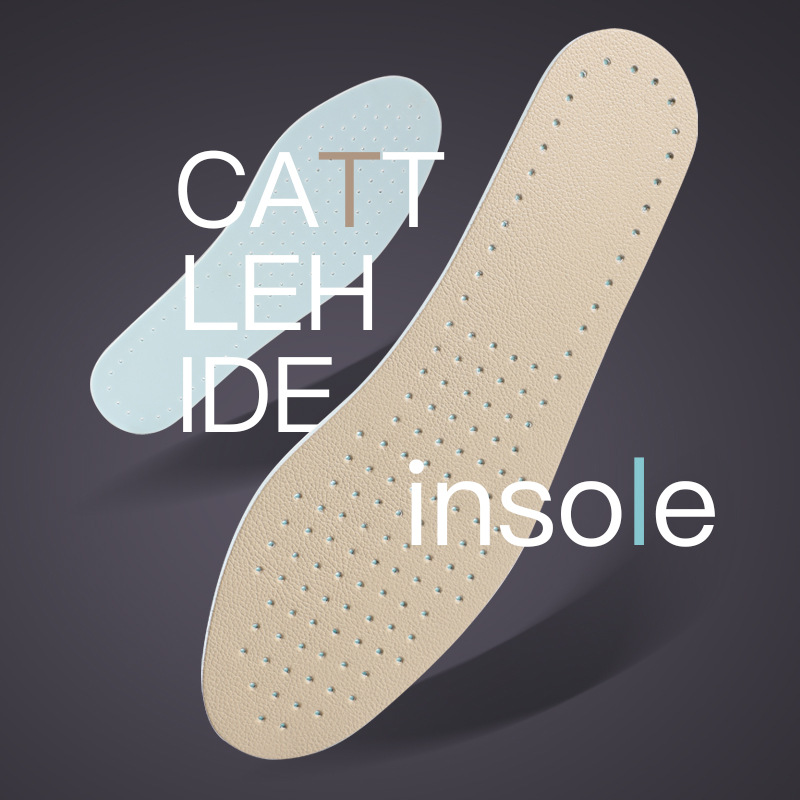 High-elastic Odor-resistant Leather Summer Thin Insoles foto 4